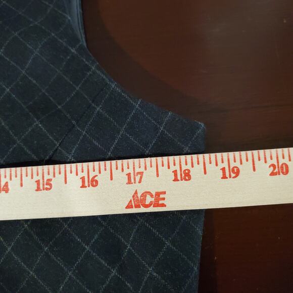 Vtg Lauren Ralph Lauren Wool Diamond Windowpane Sheath Dress Size 8 Academia - Picture 11 of 14